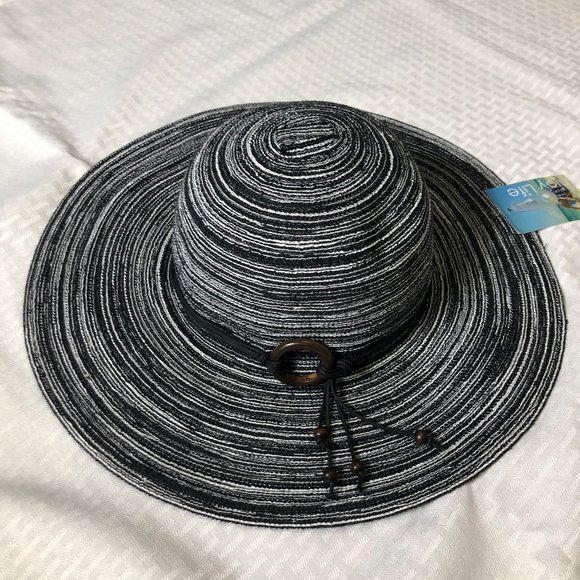 Sun Hat Black and White - Picture 1 of 4